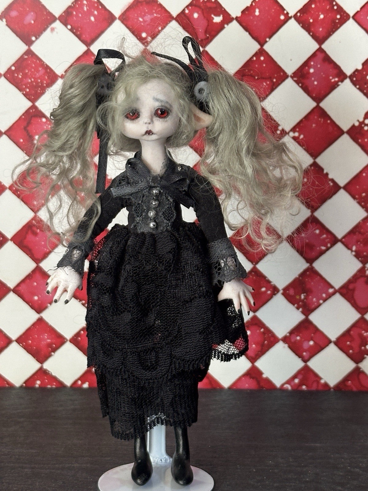 OOAK Artist Vampire Fantasy Character Dolls By A. Gibbons Lil Poe Collection