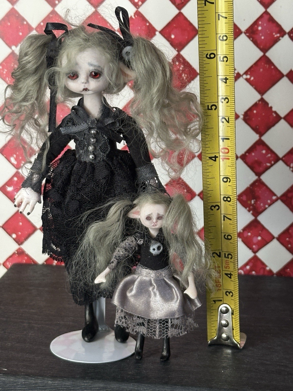 OOAK Artist Vampire Fantasy Character Dolls By A. Gibbons Lil Poe Collection