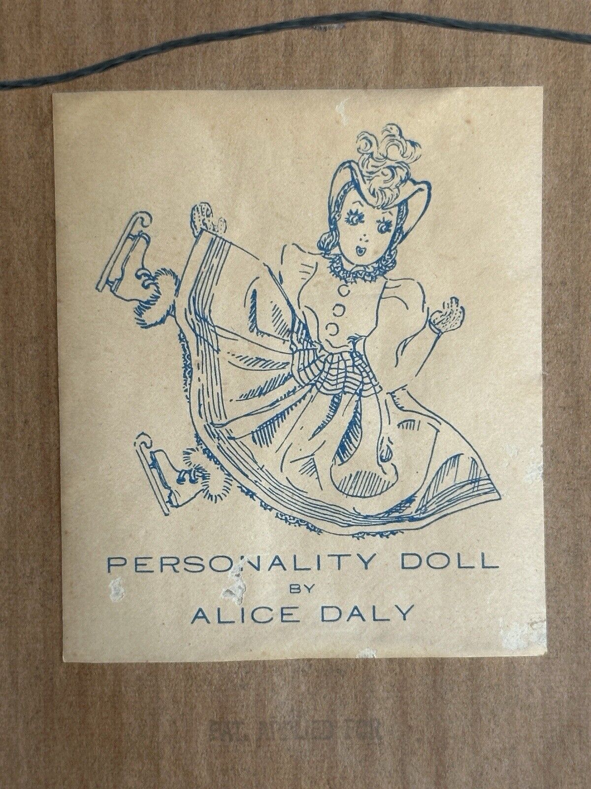 2 Vintage Framed Diorama Cloth Dolls Displays by American Artist Alice Daly