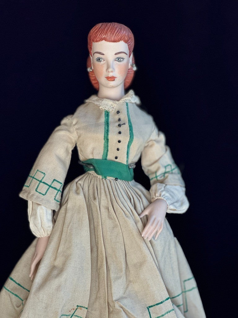 Vintage 1969 Original Artist Mold 14" Porcelain Cloth Doll