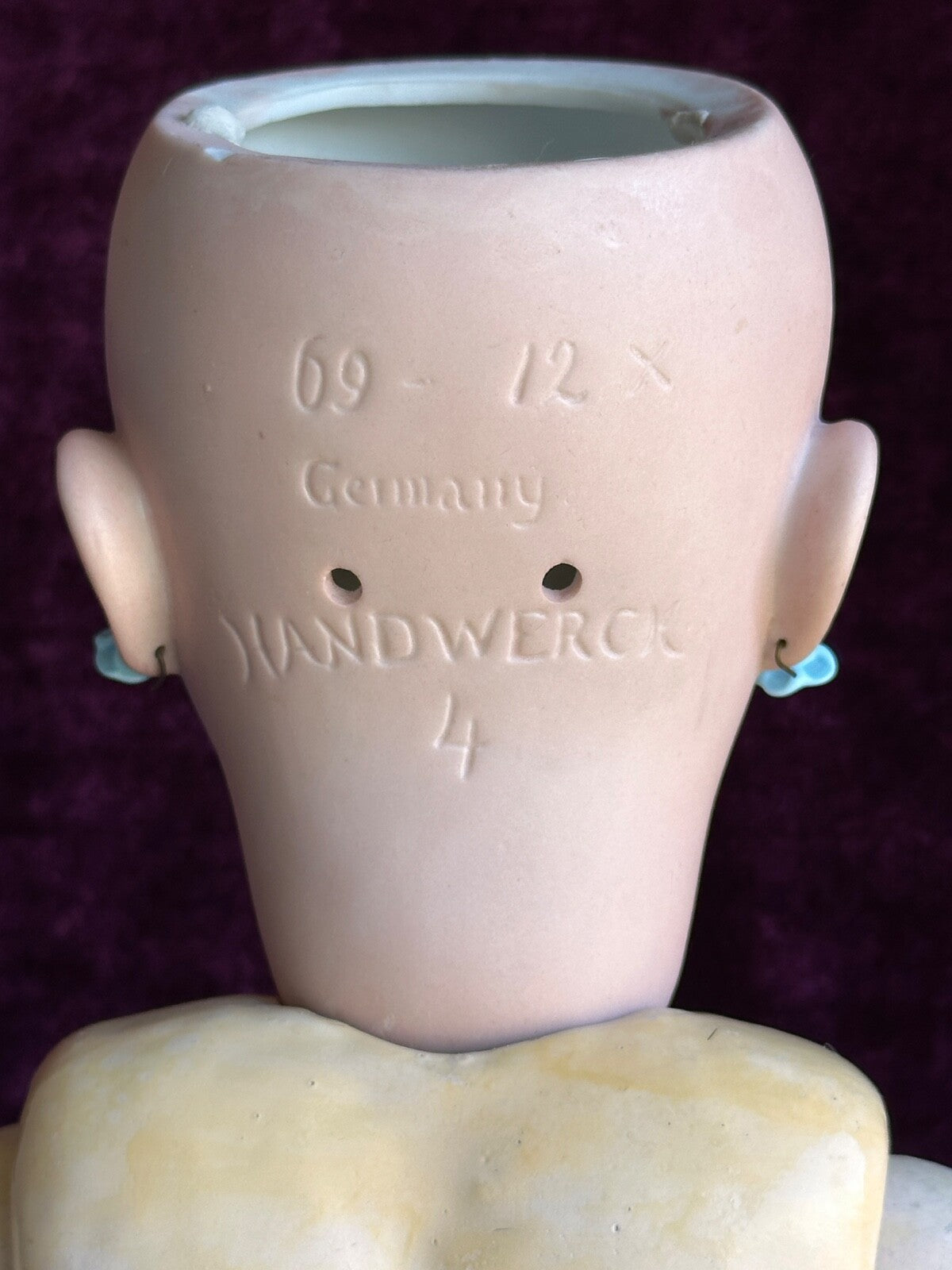 Antique German 23” Heinrich Handwerck 69 Bisque Head Doll