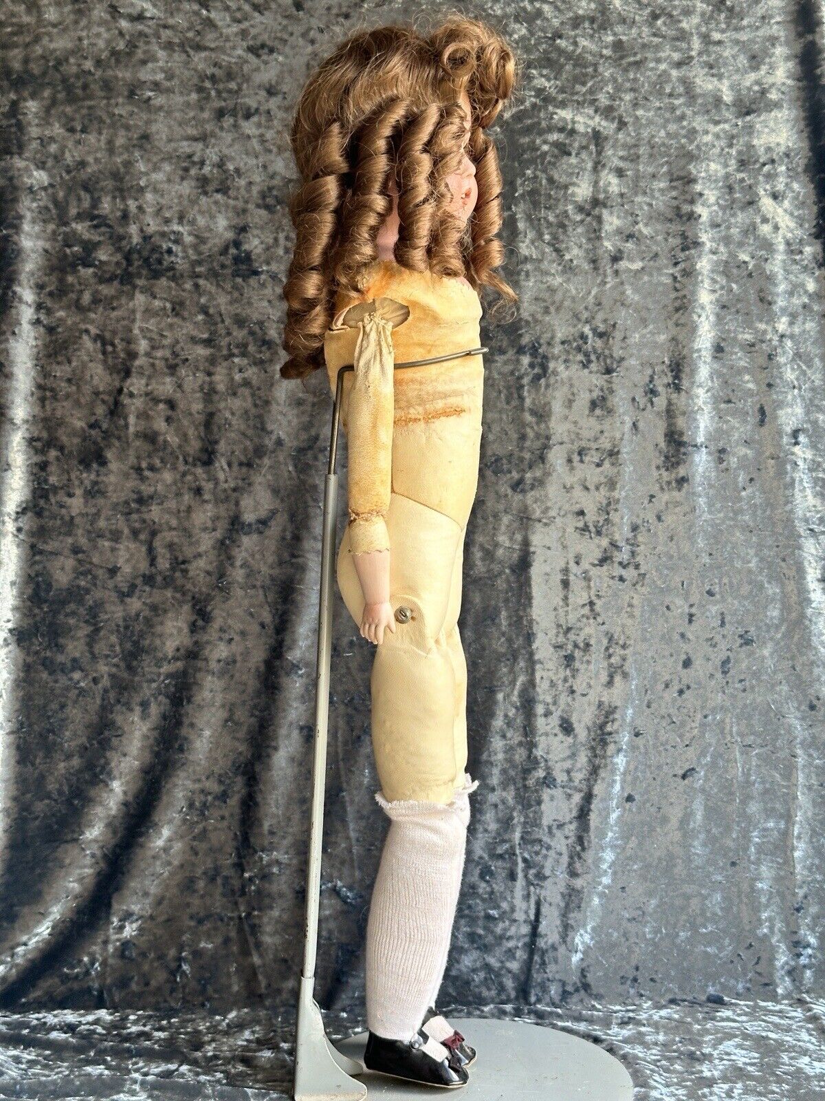 Large Antique German 29” Kestner Alphabetic Series Turned Bisque Head Doll