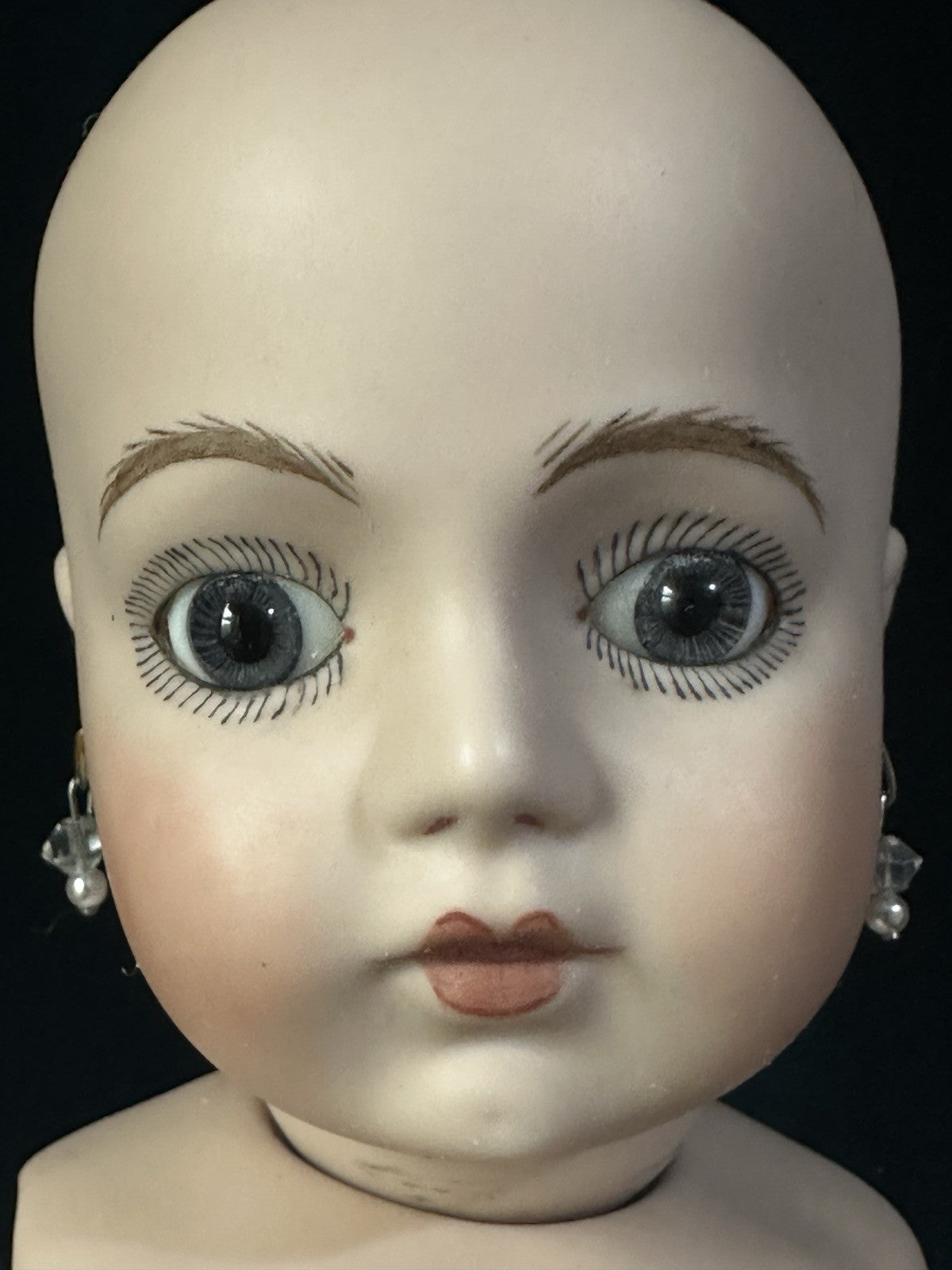 Vintage Reproduction of Antique French Bru Jne 15” Doll Porcelain Head