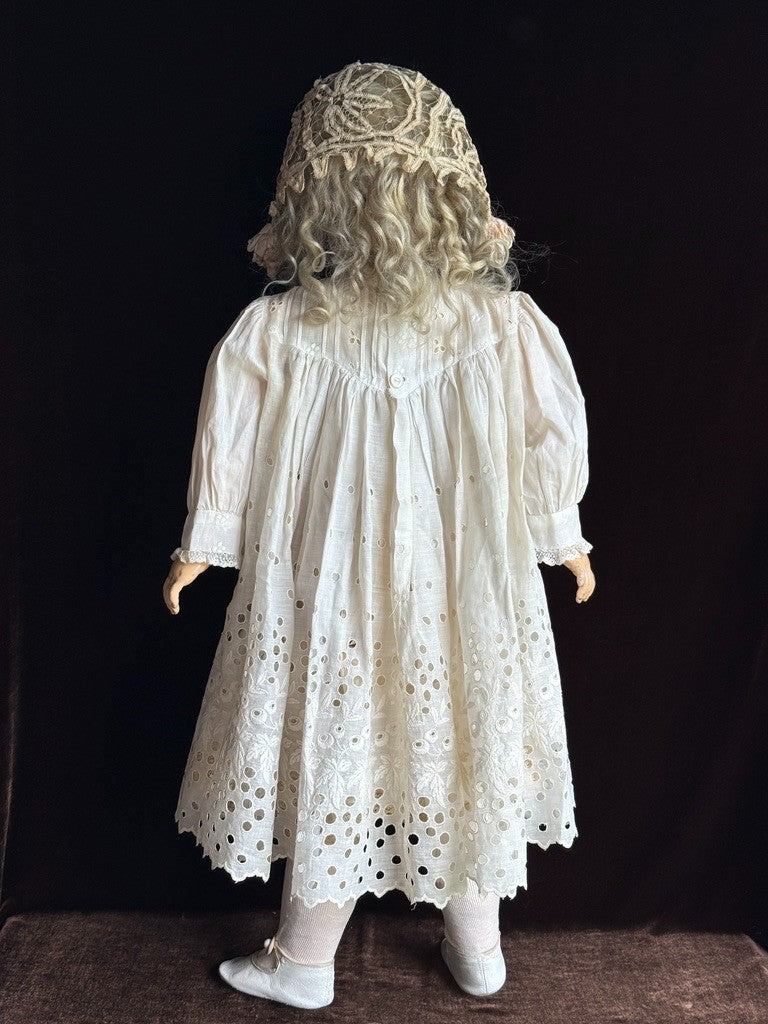 Antique German 29” Heinrich Handwerck 109 Dep Bisque Head Doll