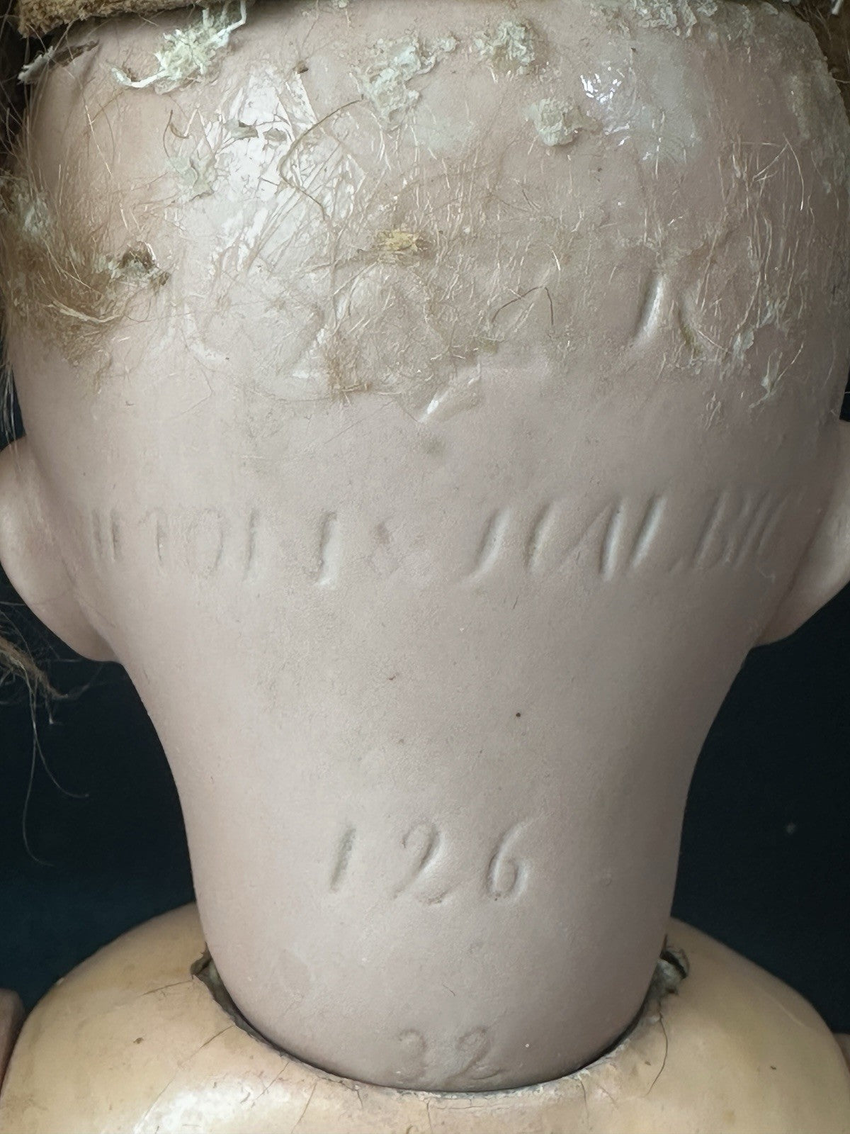 Antique German Simon Halbig Mold 126 Baby 14” Doll Bisque Head Composition Body