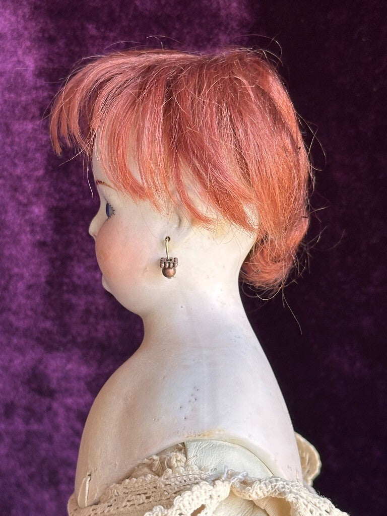 Rare Antique German 18” Belton Solid Domed Bisque Shoulder Head Fashion Doll
