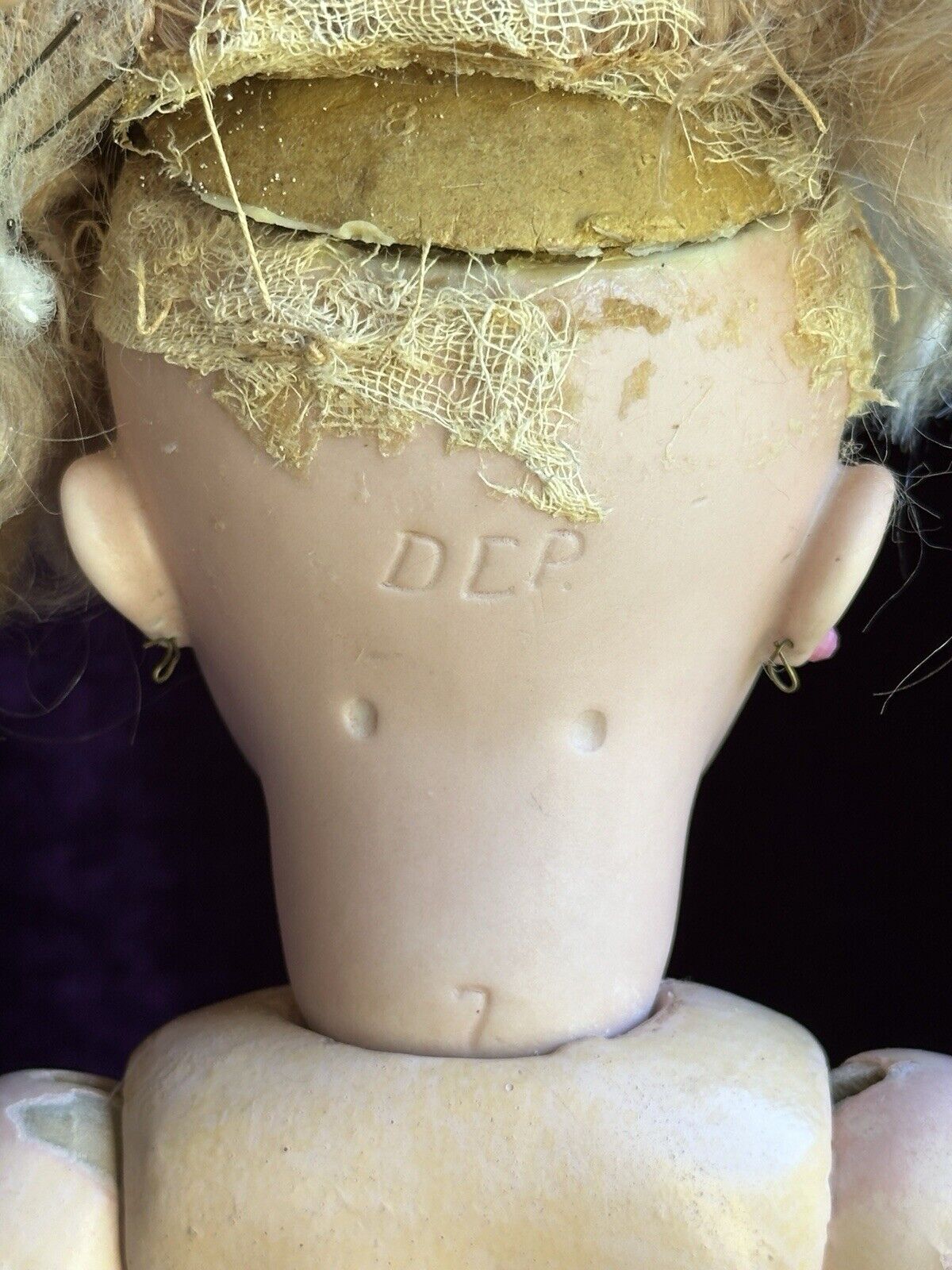 Antique French 19” Jumeau Dep Bisque Head Doll