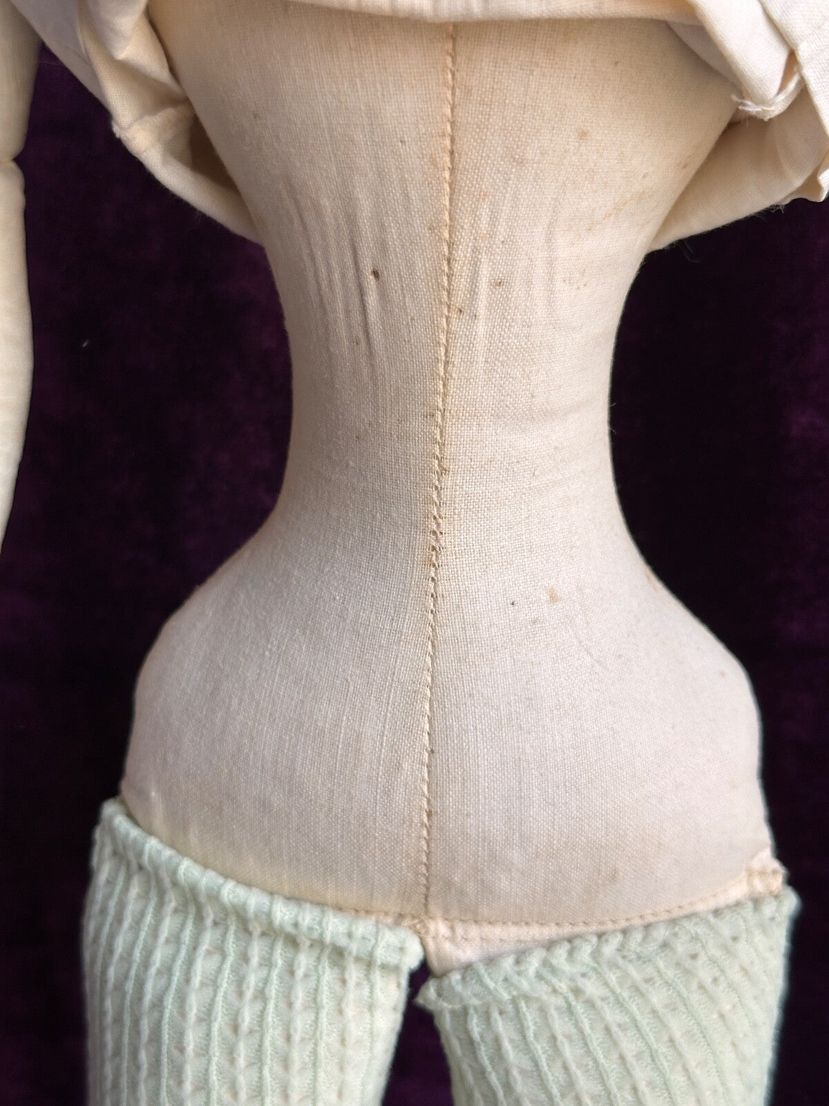 Antique French 19” Poupee Bisque Head Fashion Doll