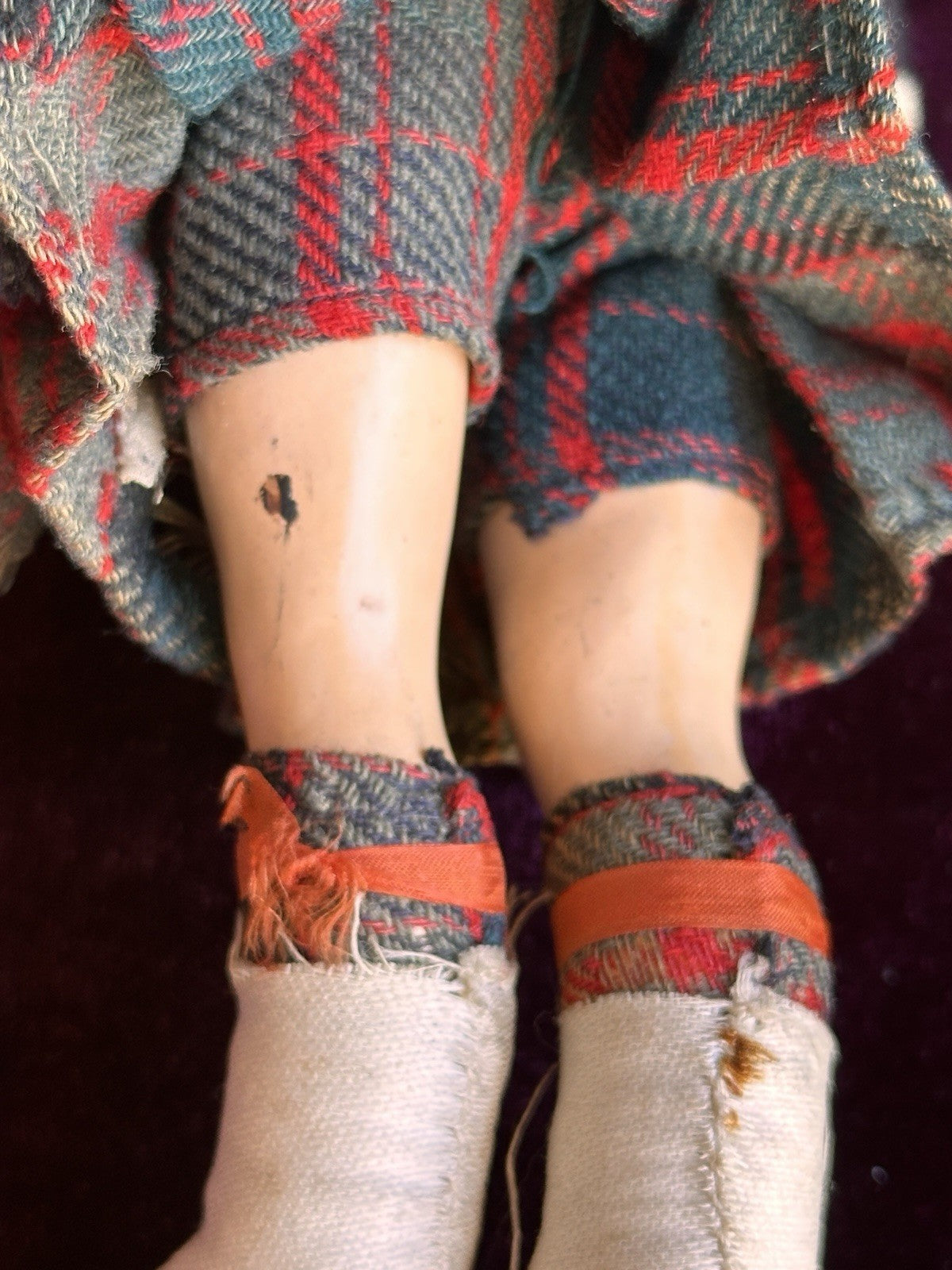 Antique German 8.75” Kammer Reinhardt Scottish Boy Bisque Head Doll