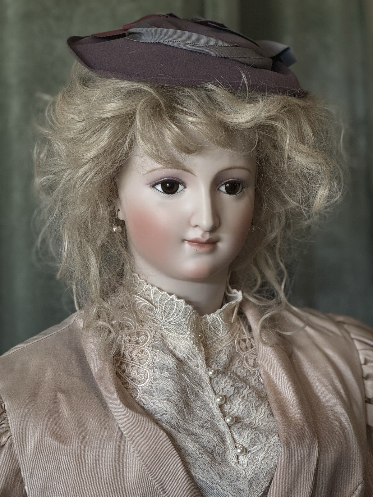 Lifesize 60” Reproduction of Antique Doll Mannequin “Lady Grace” Bru of France