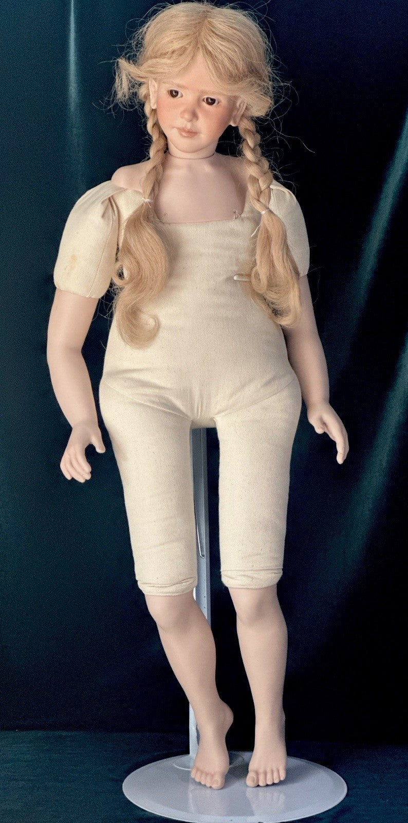 Collectible Artist 32” Porcelain Doll “Lies’l” by Ruth Treffeisen LE 50 COA