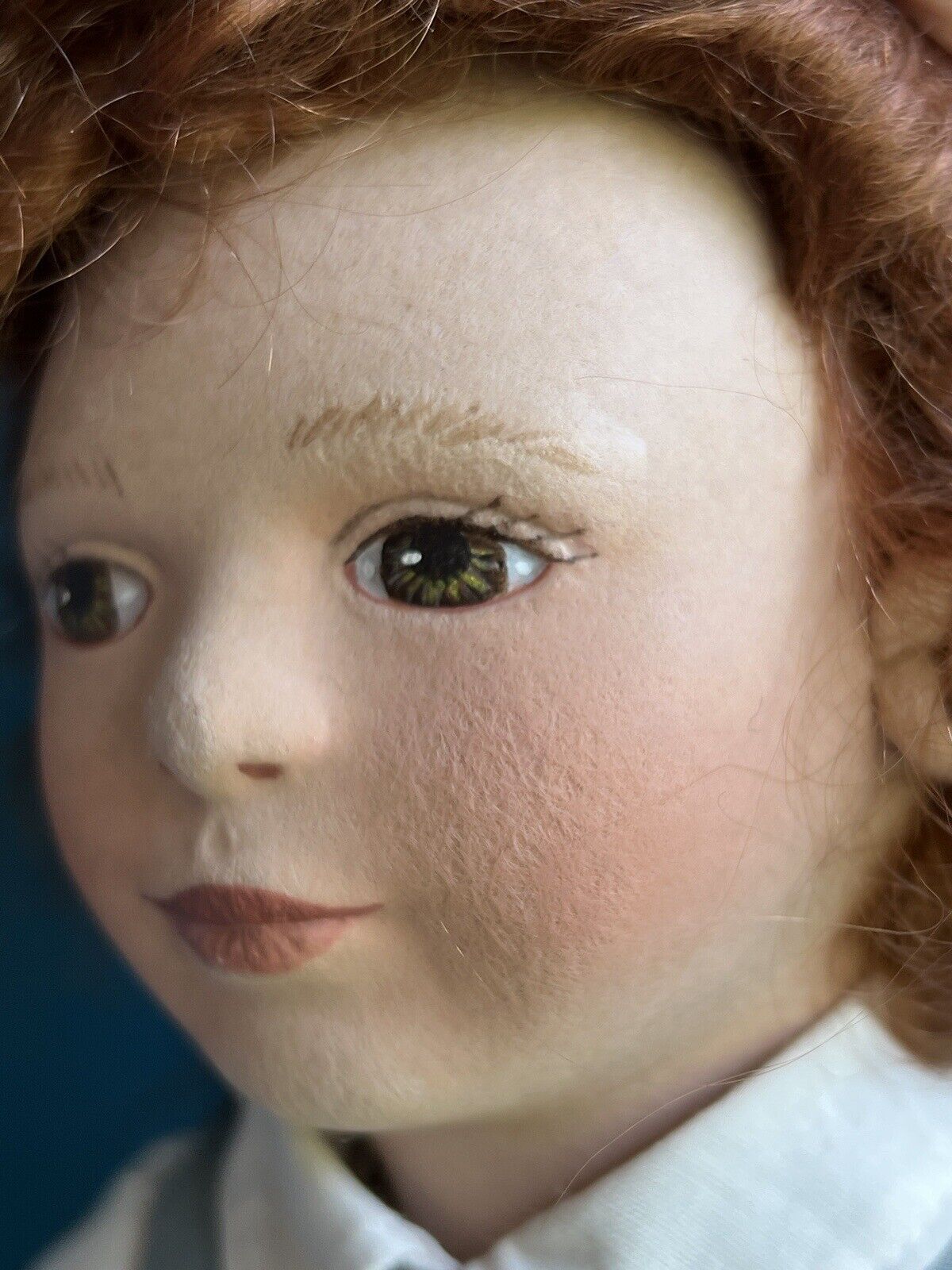 Collectible 16” Cloth Felt Doll Jullian by Artist Maggie Iakono with Box LE 200