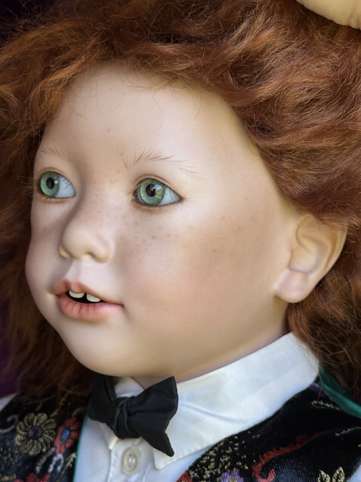 Lifelike Collectible 26” Porcelain Sam Boy Doll by Annette Himstedt LE 95