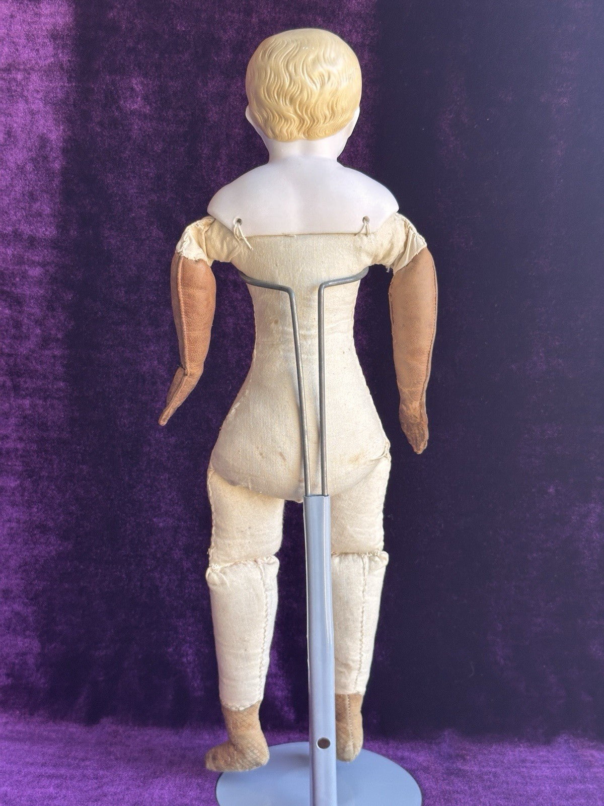 Rare Antique German 15” Alt, Beck & Gottschalck (?) Bisque Parian Boy Doll