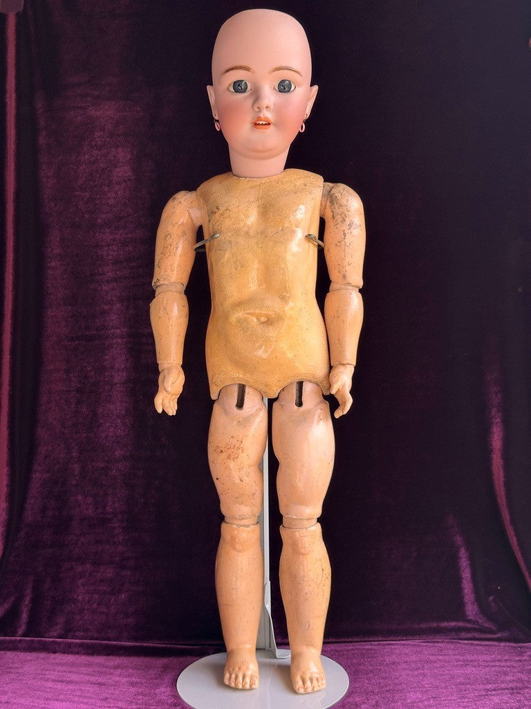 Rare Large Antique German 30" Simon Halbig 1269 Dep Bisque Head Doll