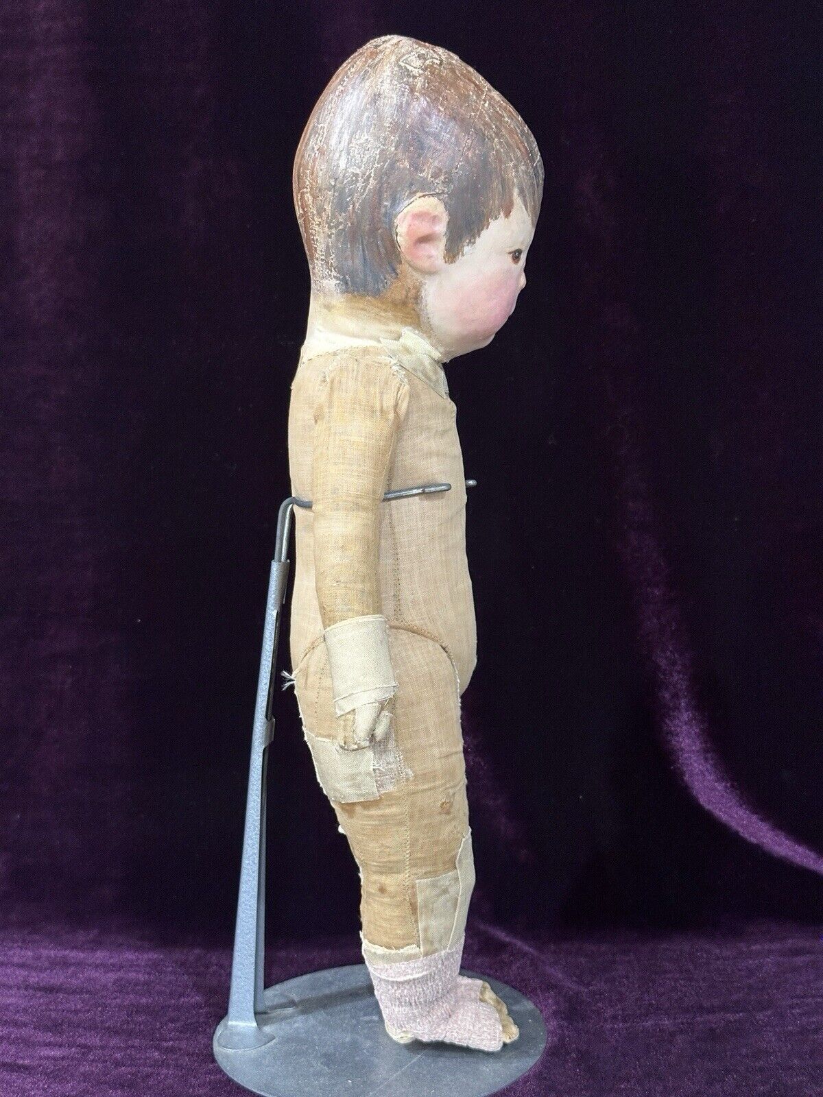 Antique German 17” Early Kathe Kruse Type 1 Wide Hips Doll