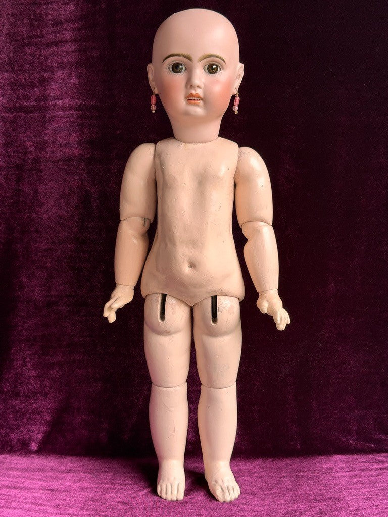 Antique French 22” Tete Jumeau 1907 Bisque Head Doll