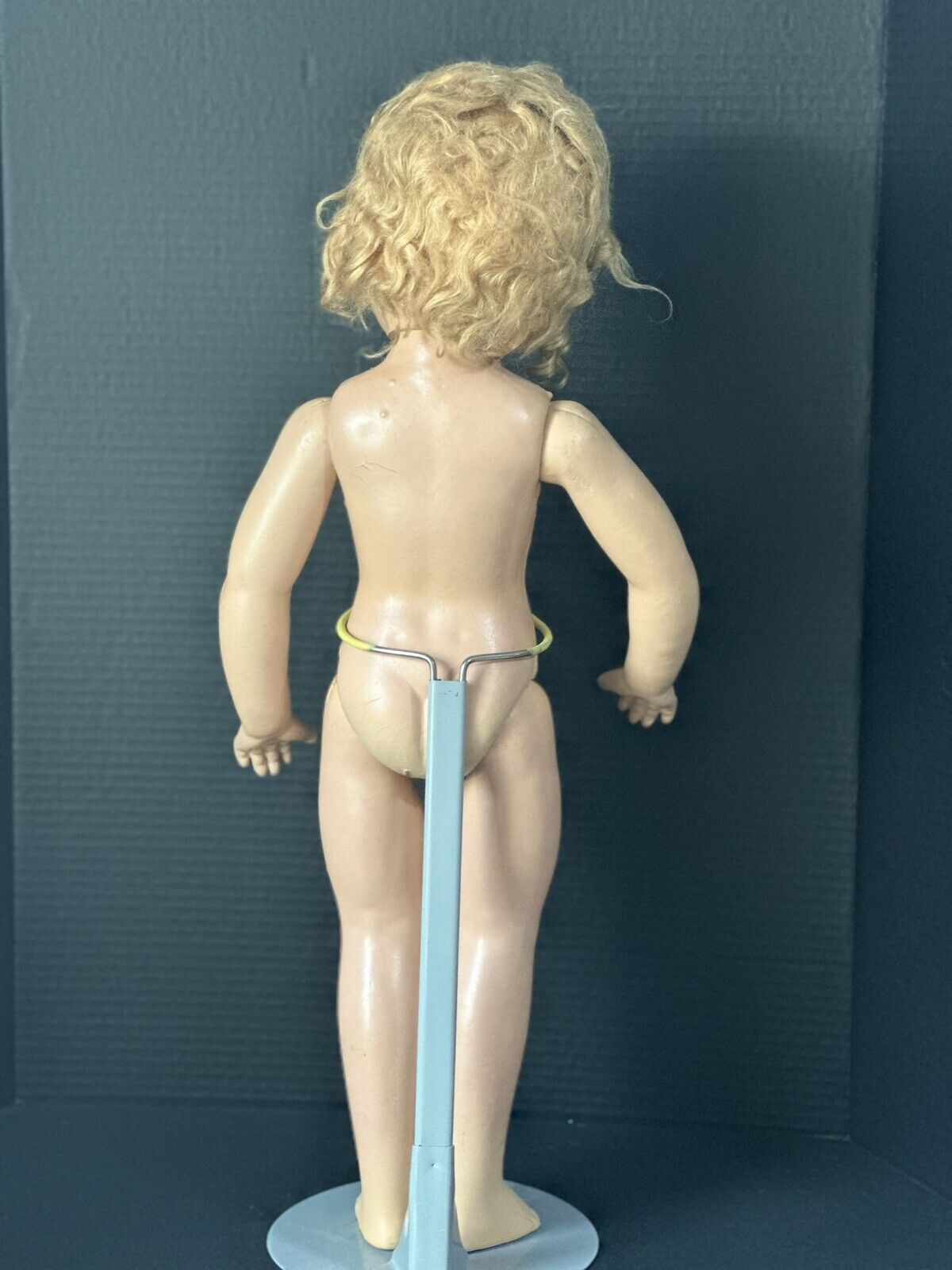 Vintage Unmarked Eegee Shirley Temple Look-alike 27” Composition Doll