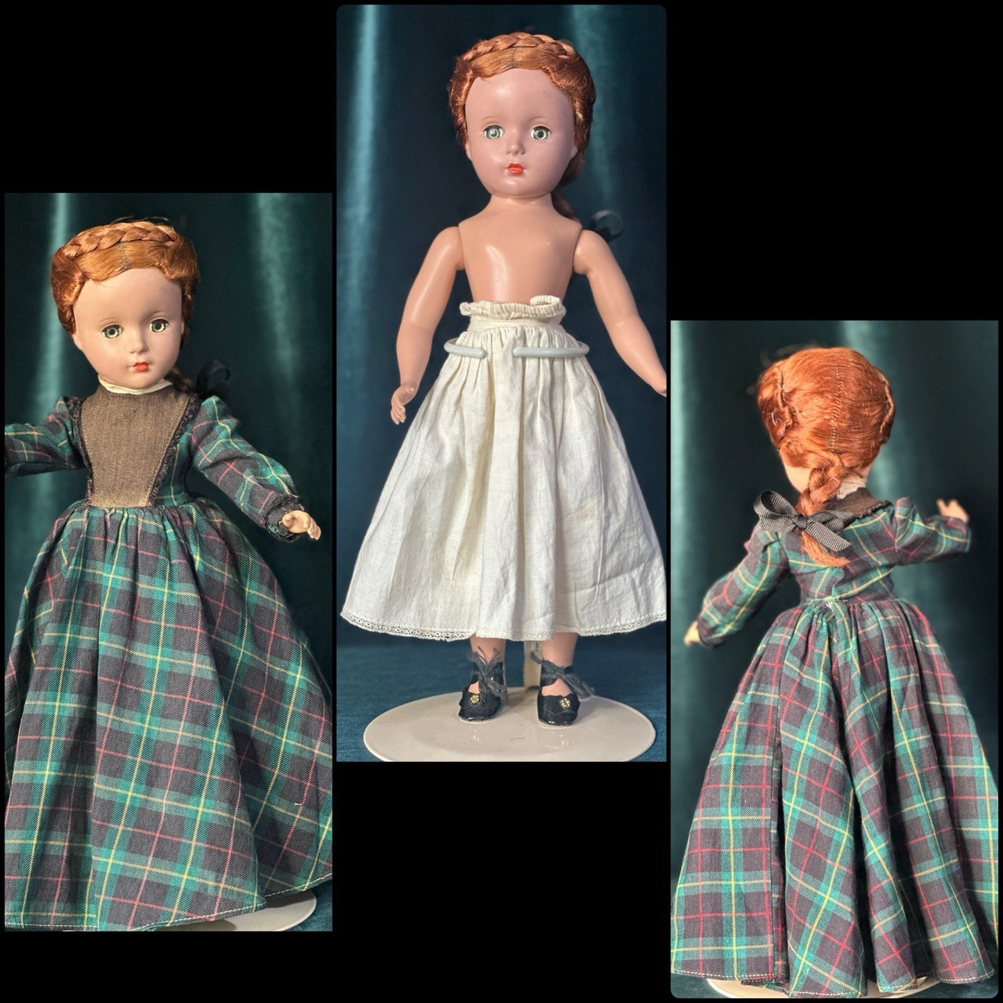 Lot of 5 Vintage 1950s Madame Alexander Little Women 14" Dolls Tagged Dresses