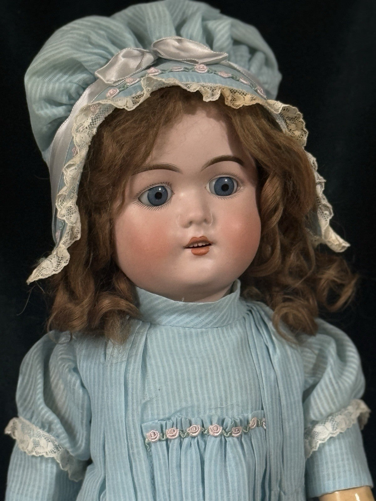 Rare Antique American James Scholly Taft 24” Doll Mold D.A. 6 Bisque Head