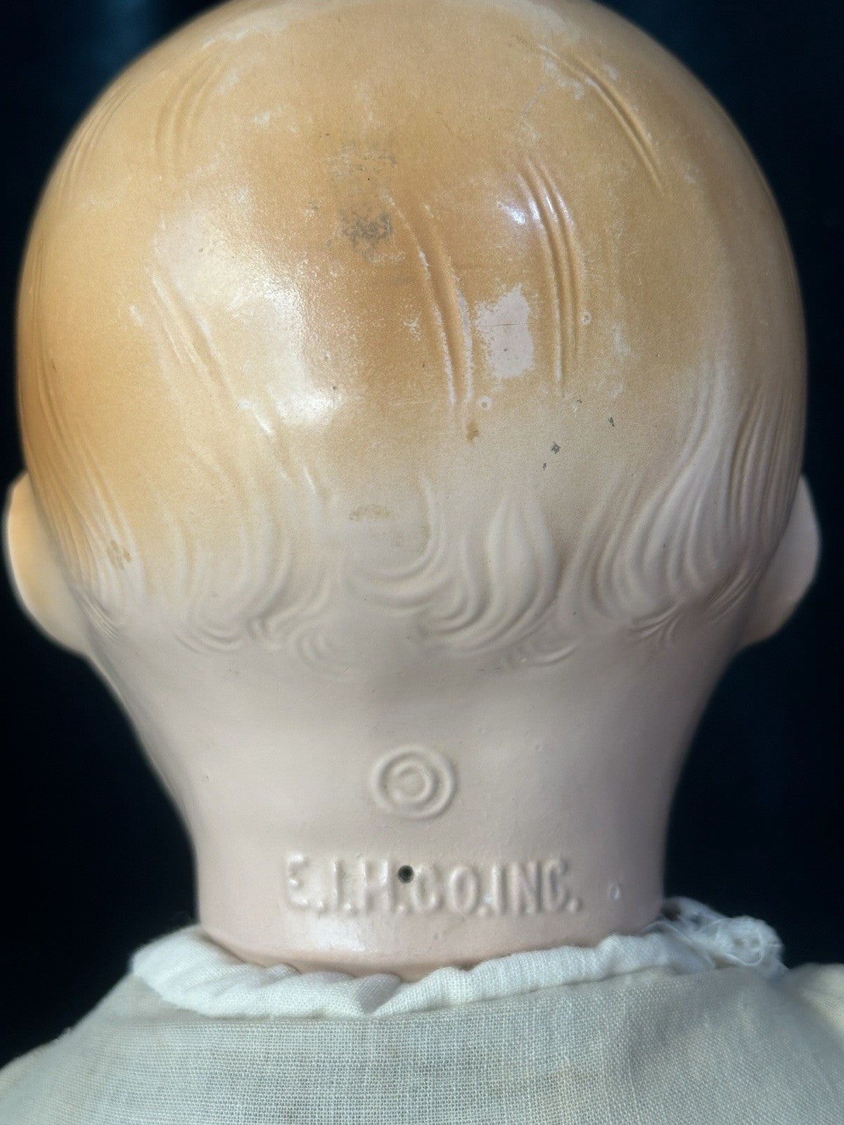 Large 26” Vintage American E.I.H Horsman Composition Doll Dimples