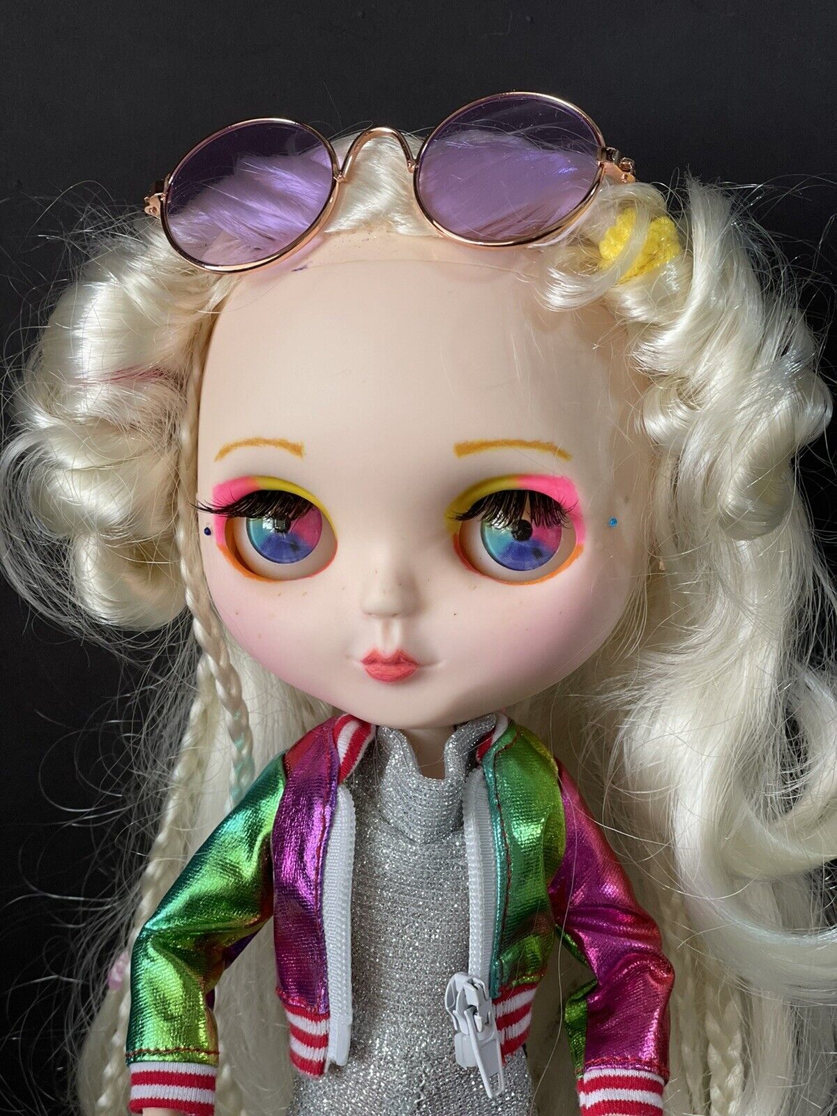 OOAK Custom Blythe 12” Artist Doll Changing Eyes Color