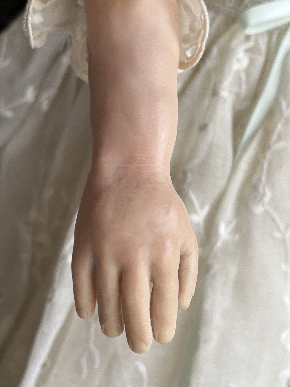 Collectible 23” OOAK Sculptured Artist Polymer Clay Doll by Ronna Morse