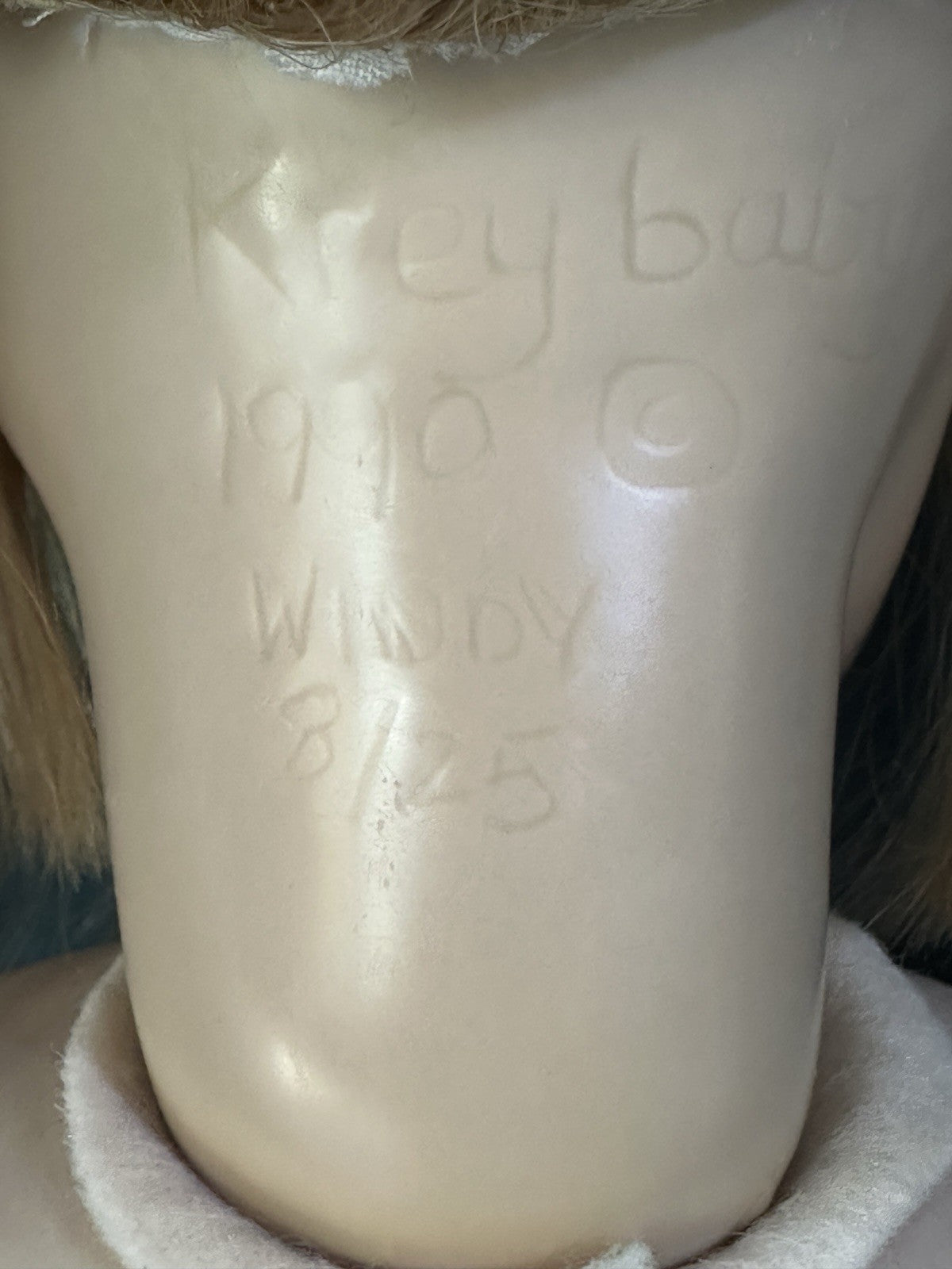 Collectible Artist Susan Krey Baby 24” Doll “Windy” Wax Over Porcelain LE 25