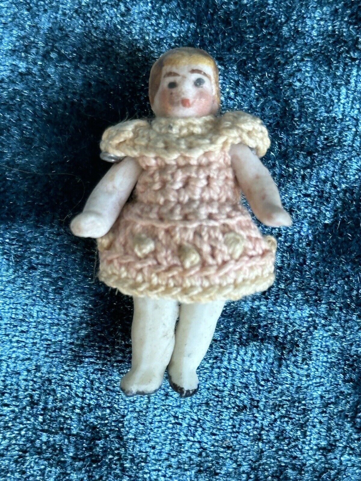 Antique German Hertwig Carl Horn Hansel Gretel Miniature Character Bisque Dolls