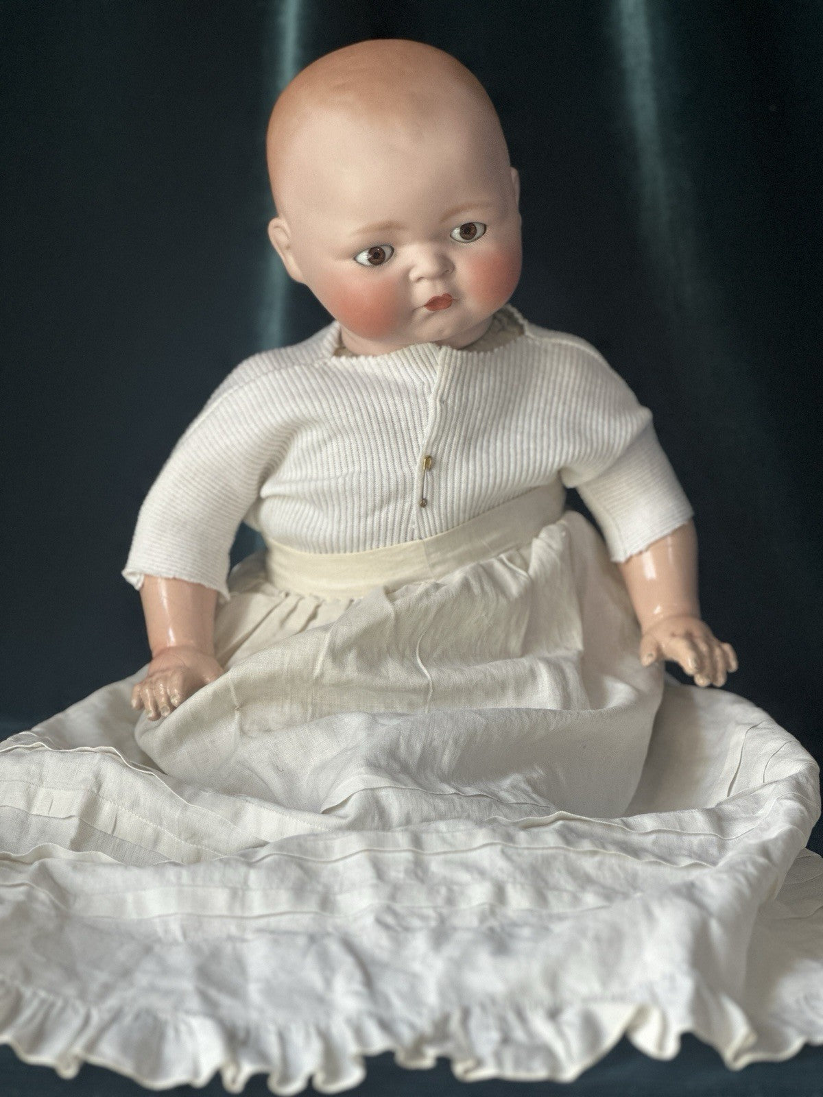 Antique Kestner Century Baby 18” Doll Bisque Head