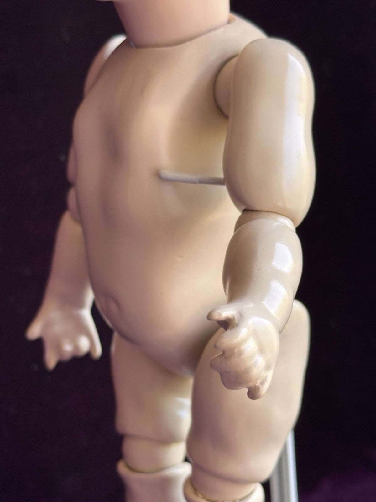 Porcelain Branka Schärli Repro of Antique Gebruder Heubach 7744 Character Doll