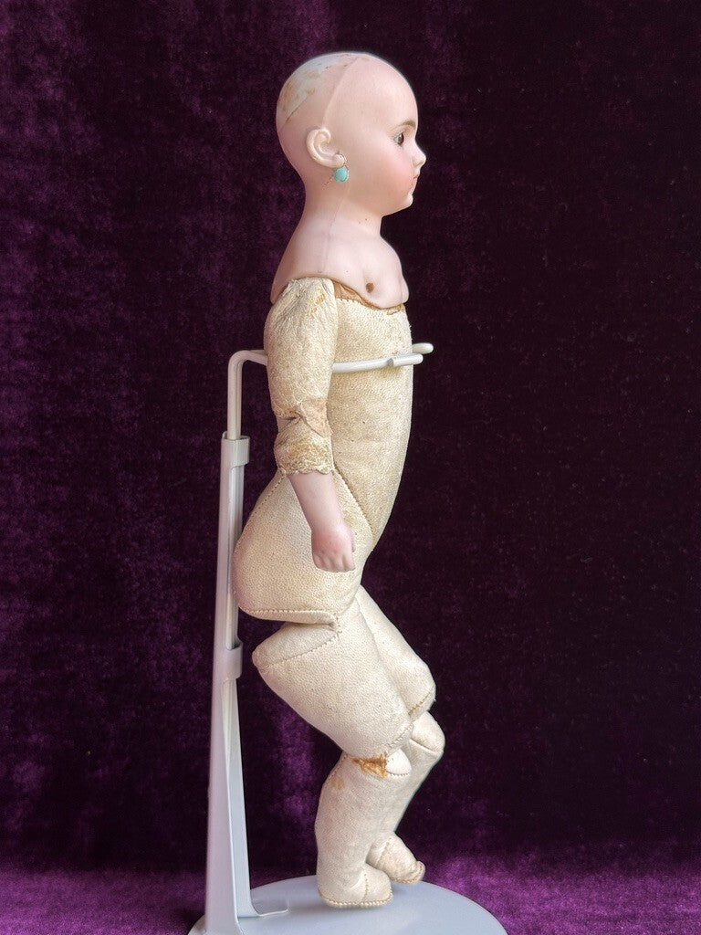 Rare Antique German 12" Simon Halbig 940 Solid Domed Head Closed Mouth Doll