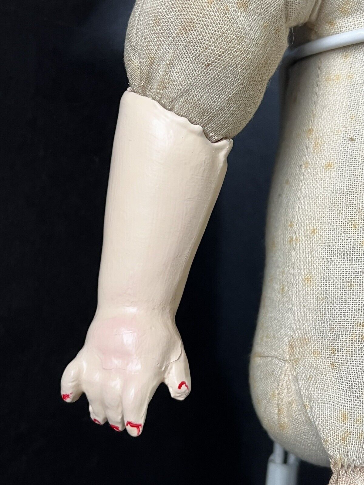 Antique 1920’s Composition Ideal Carrie Joy Character 18” Boy Doll Flirty Eyes