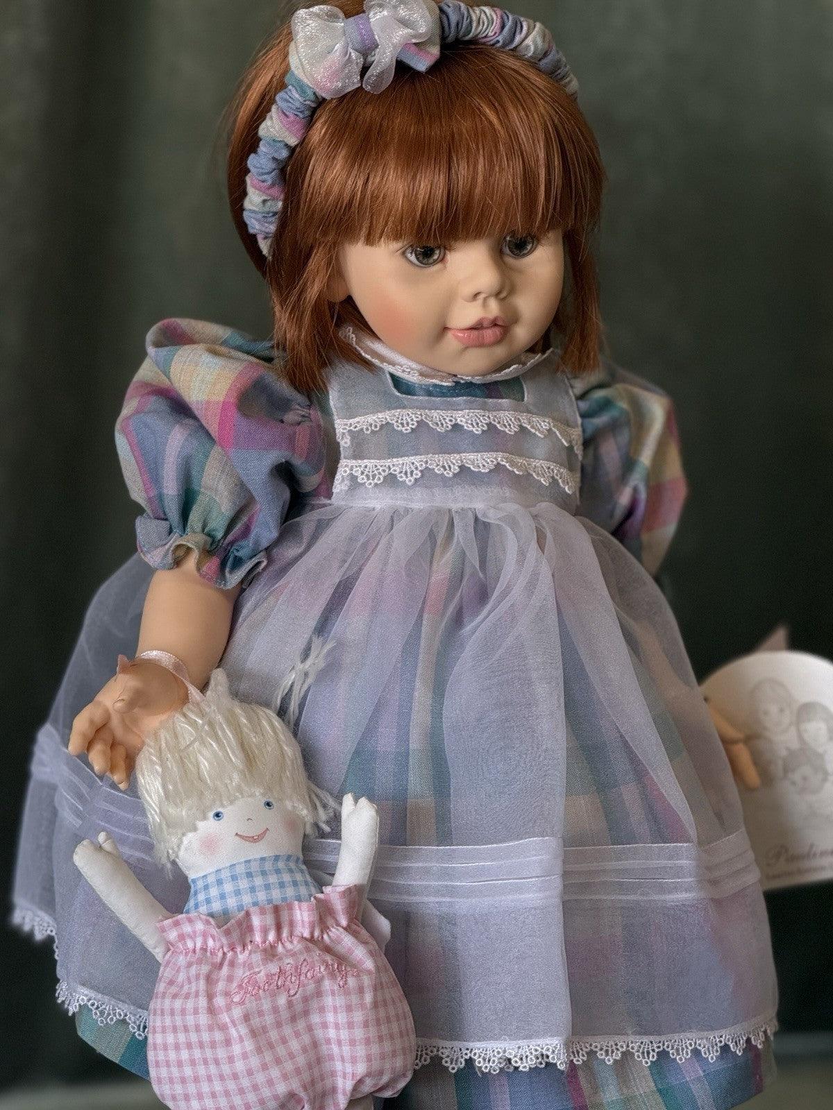 MIB Pauline Bjonness Vinyl 18” Doll “Stephanie" Box/COA/Tag