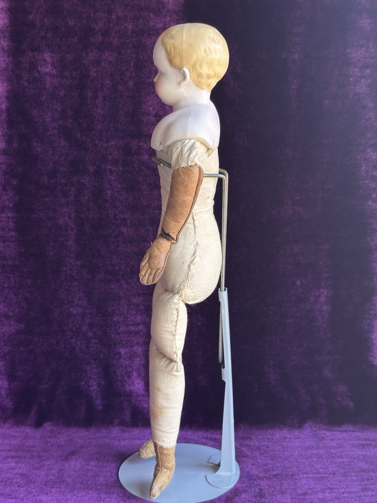 Rare Antique German 15” Alt, Beck & Gottschalck (?) Bisque Parian Boy Doll