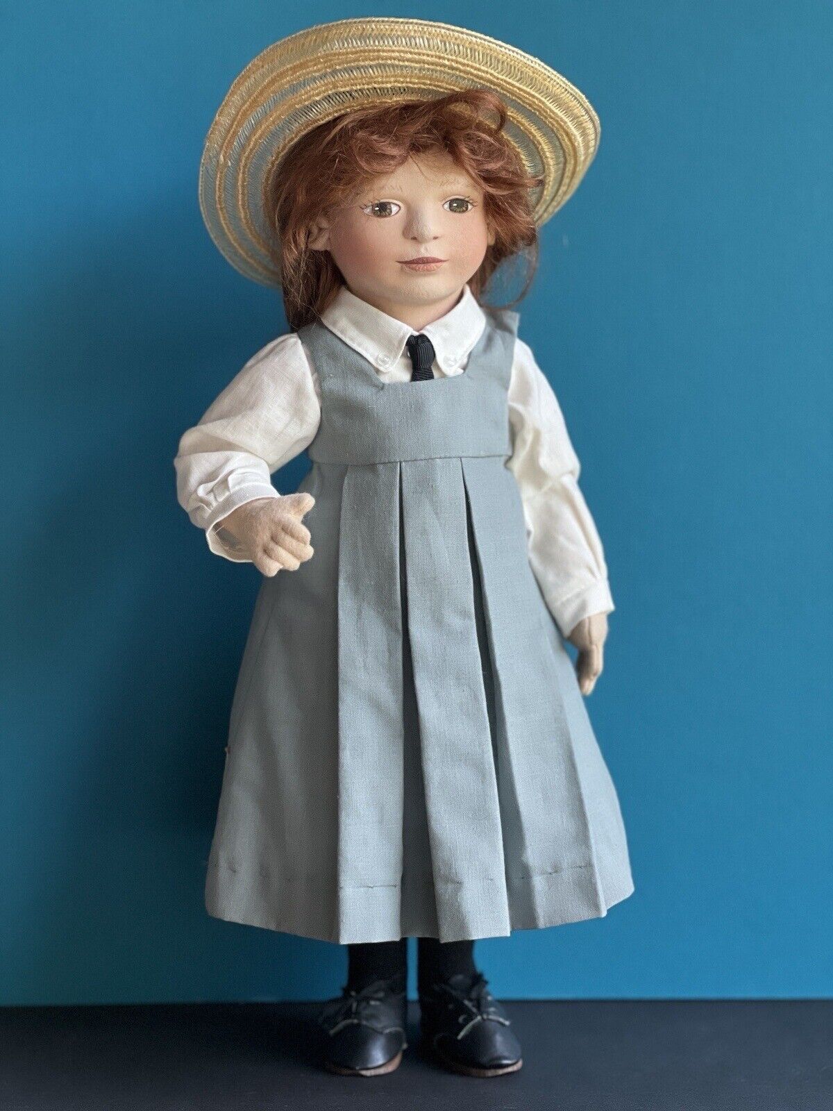 Collectible 16” Cloth Felt Doll Jullian by Artist Maggie Iakono with Box LE 200