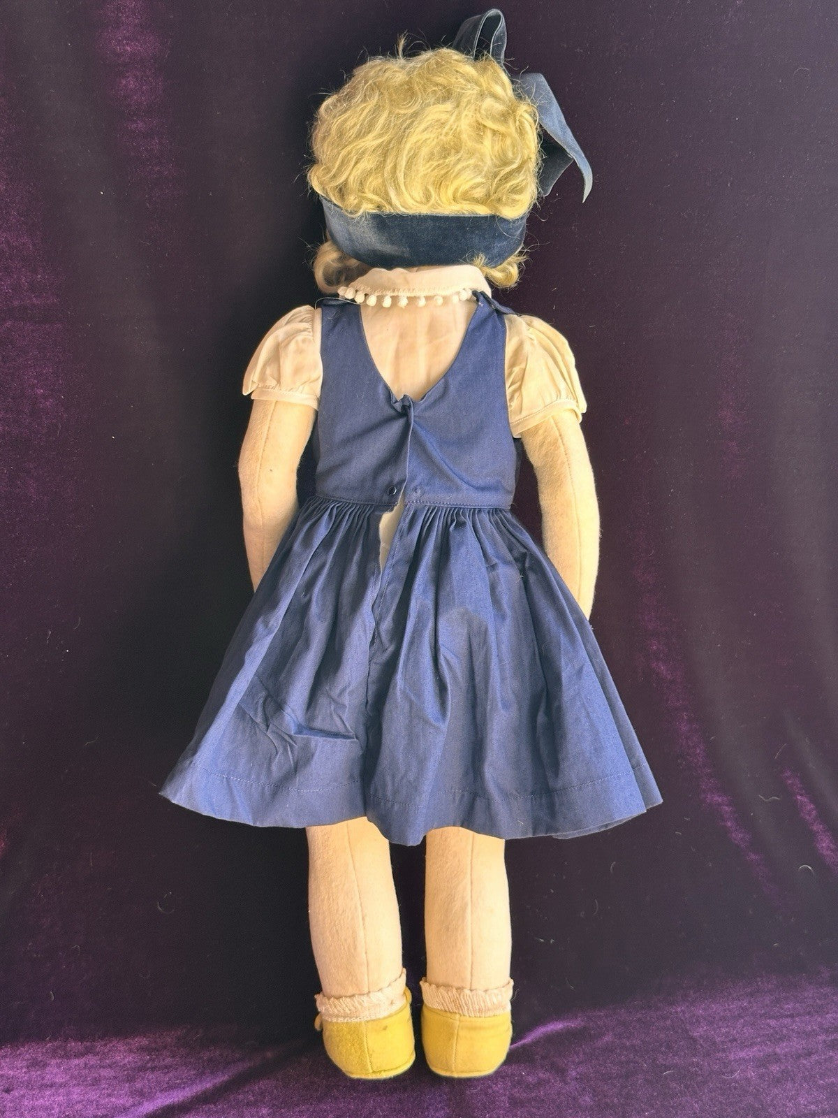 Large Vintage Italian 22” Lenci 300 Series Felt Doll