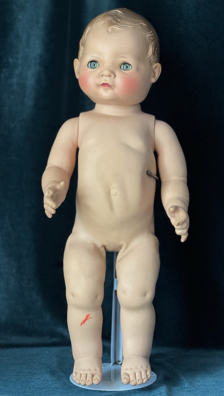 Vintage 1950’s American Character Toodles 16” Vinyl Doll Molded Hair