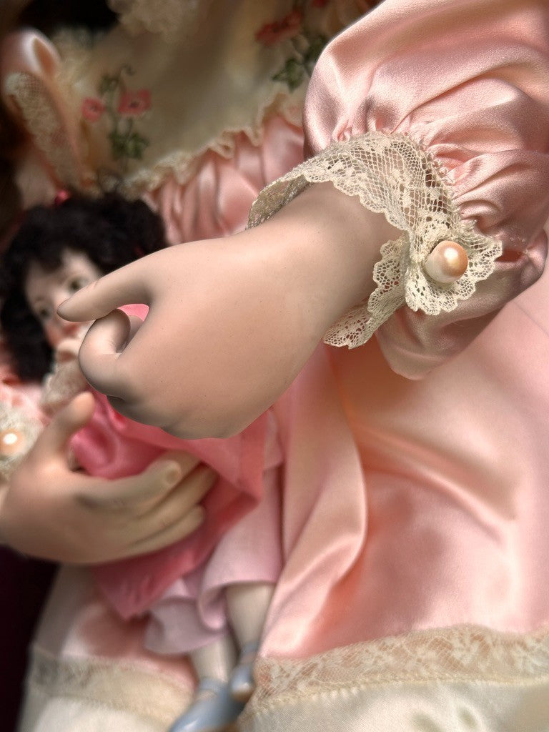 Collectible OOAK Porcelain Doll by Artist Madelaine Nell St. Clair with Tag