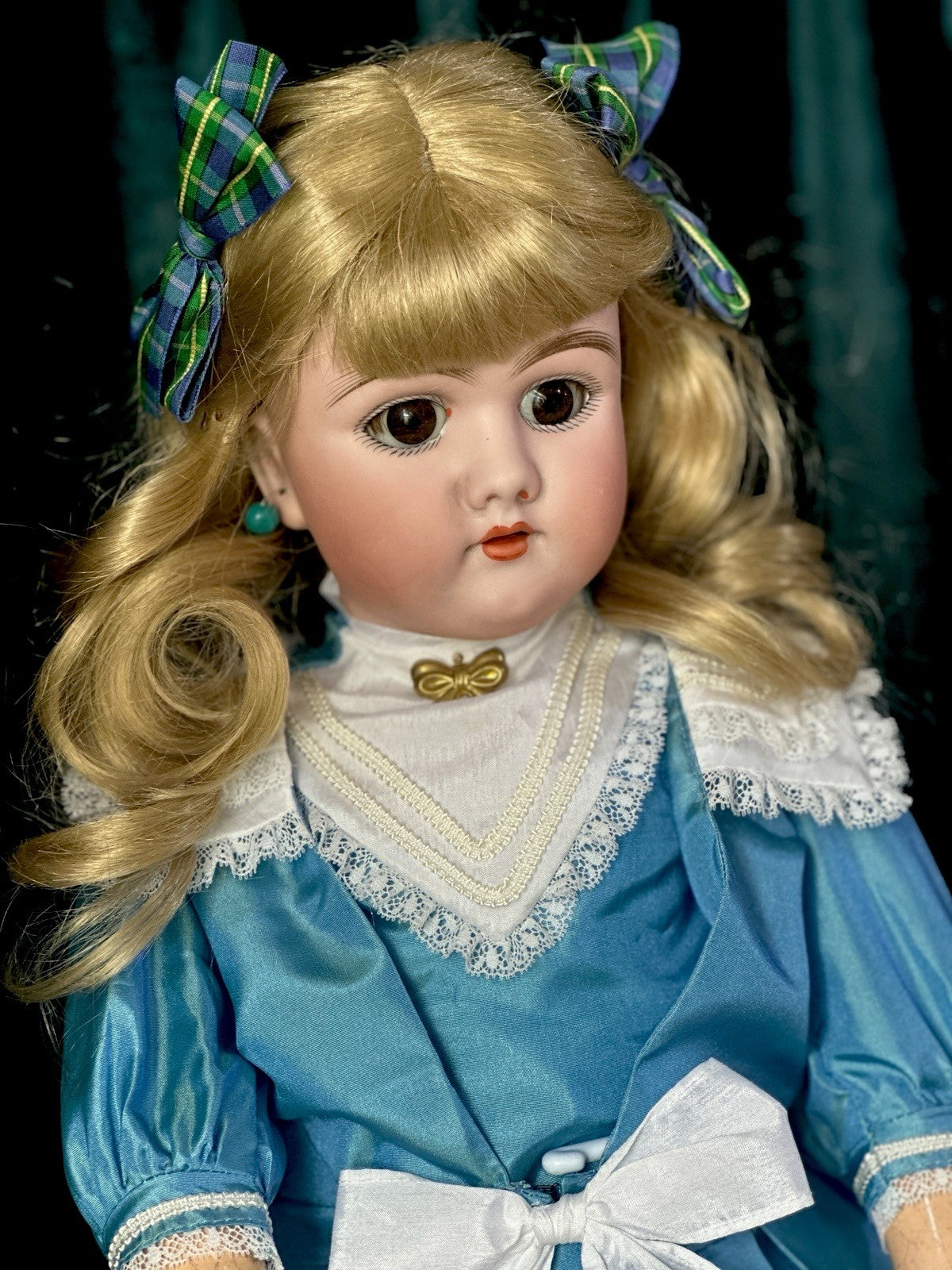 Antique German Heinrich Handwerck 109-12 DEP Bisque Head 24” Doll