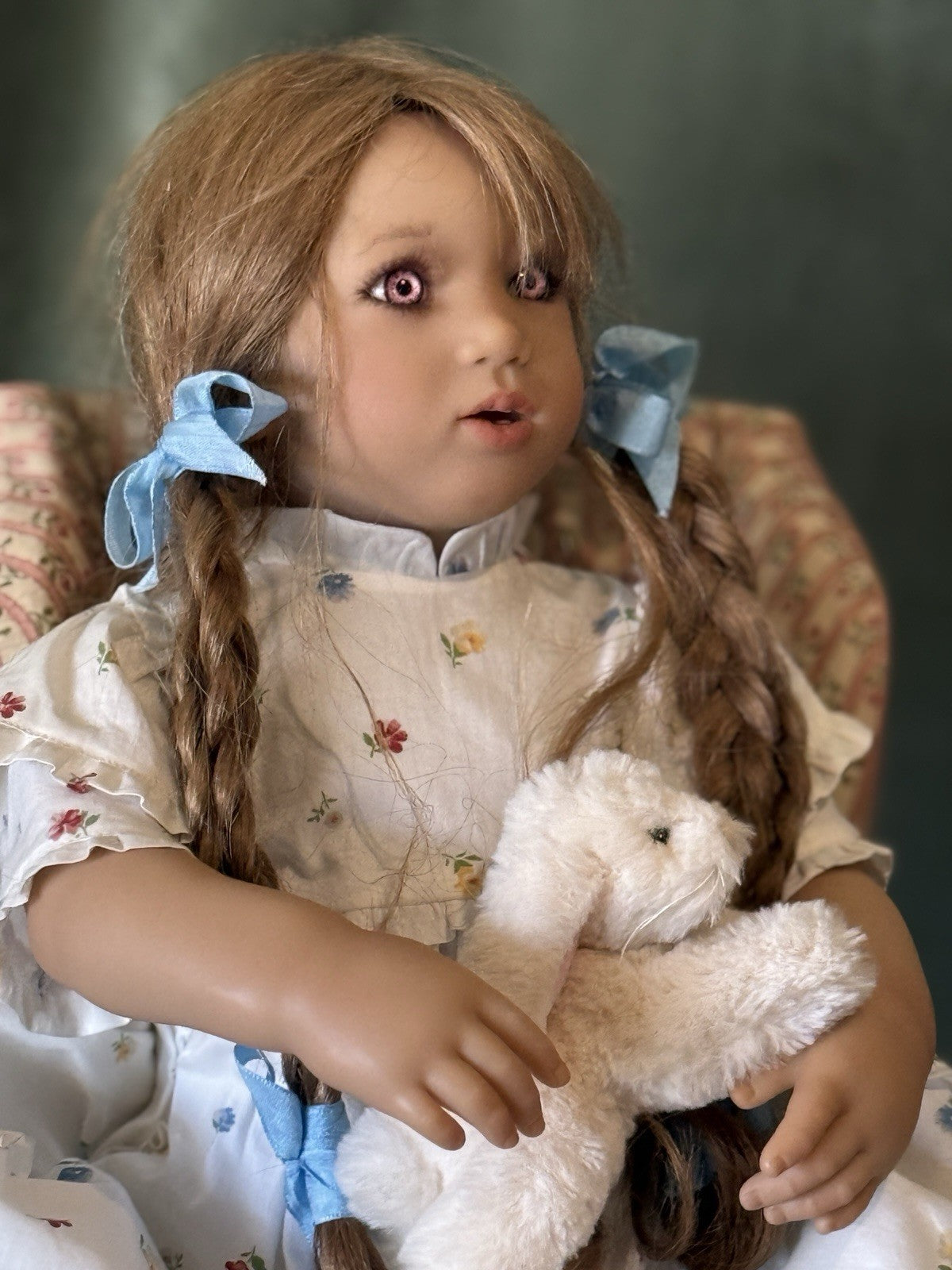 MIB Vinyl Annette Himstedt 24” Doll “Lonneke” 1998 Box/COA/Tag
