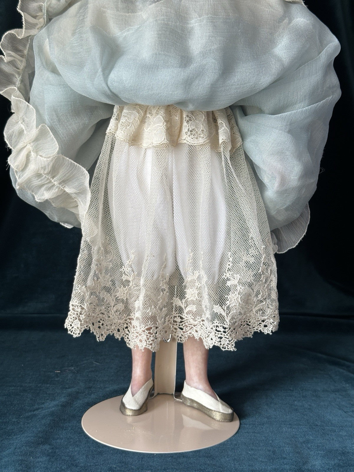 OOAK Collectible Polymer Fimo 15” Doll By Artist Edna Dali