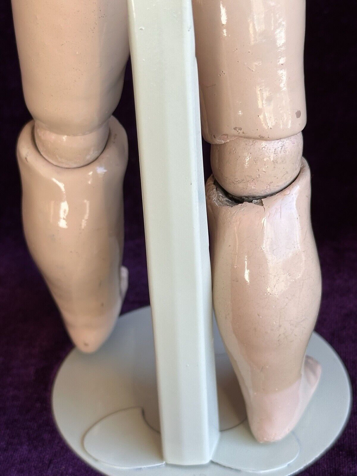 Antique German 13” Gebruder Kuhnlenz 44-24 Dep Bisque Head Doll
