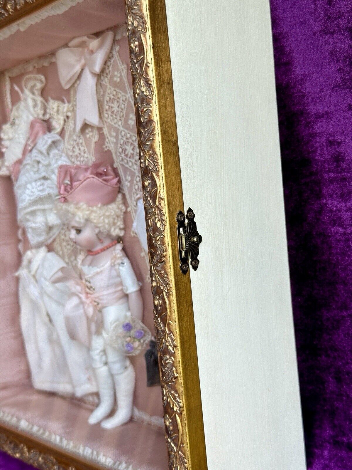 Artist Porcelain Reproduction of French François Gaultier Doll Presentation Box