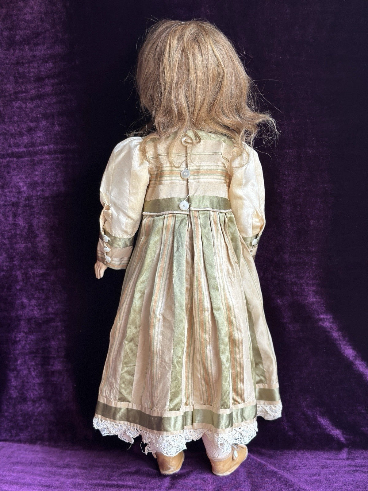 Antique German 24” Hamburger & Co. Viola Bisque Head Doll