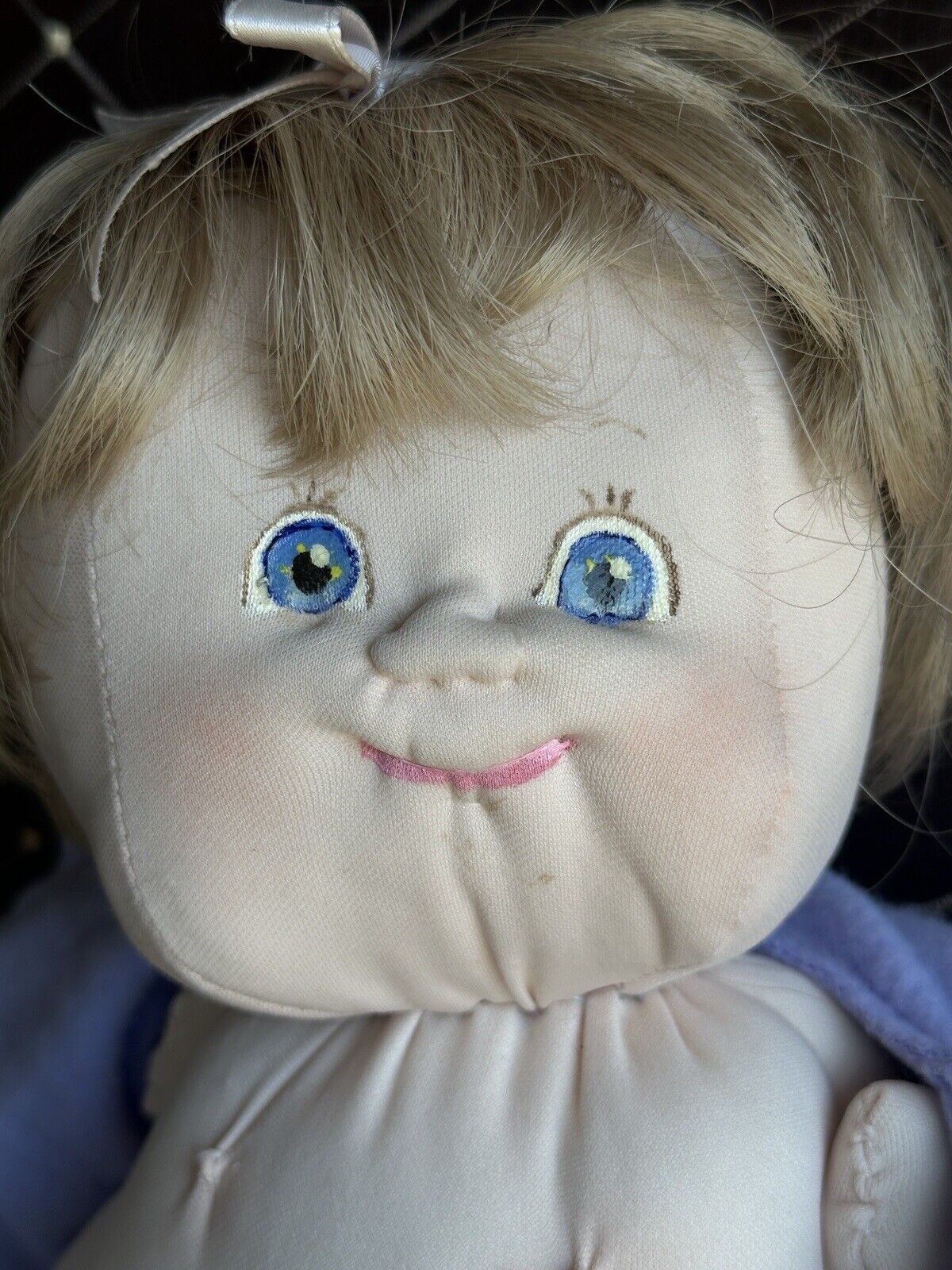 Handmade 18” Stockinette Cabbage Patch Style Cloth Baby Doll