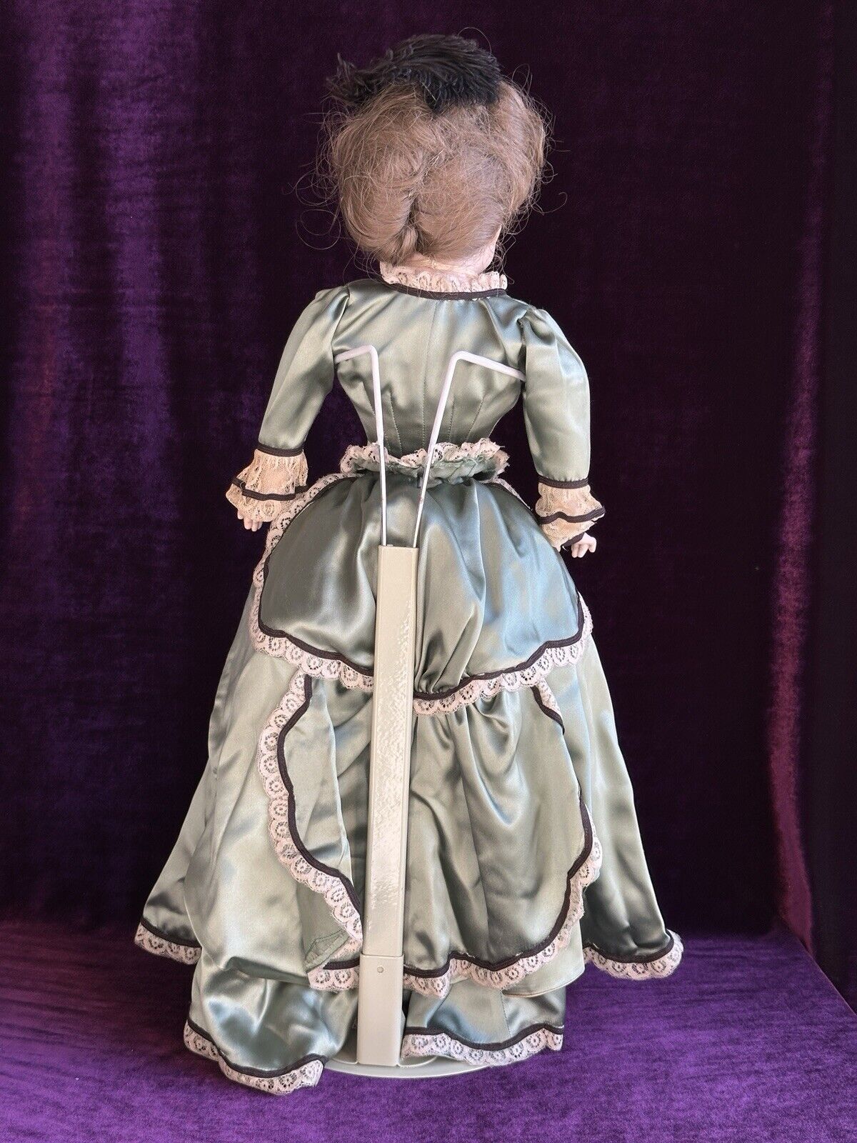 Rare Large Antique German 22” CF Kling 167 Solid Domed Bisque Head Doll
