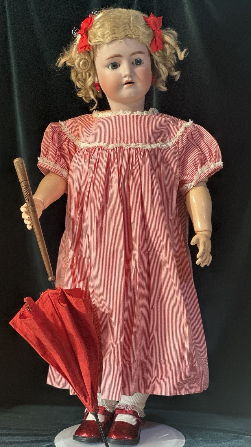Antique German Simon Halbig Heinrich Handwerck Bisque Head 29” Doll