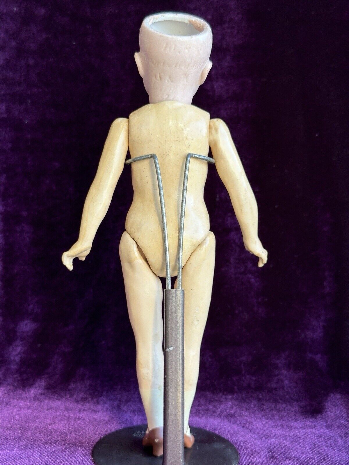 Antique German 8.75” Simon Halbig 1078 Bisque Head Flapper Body Doll