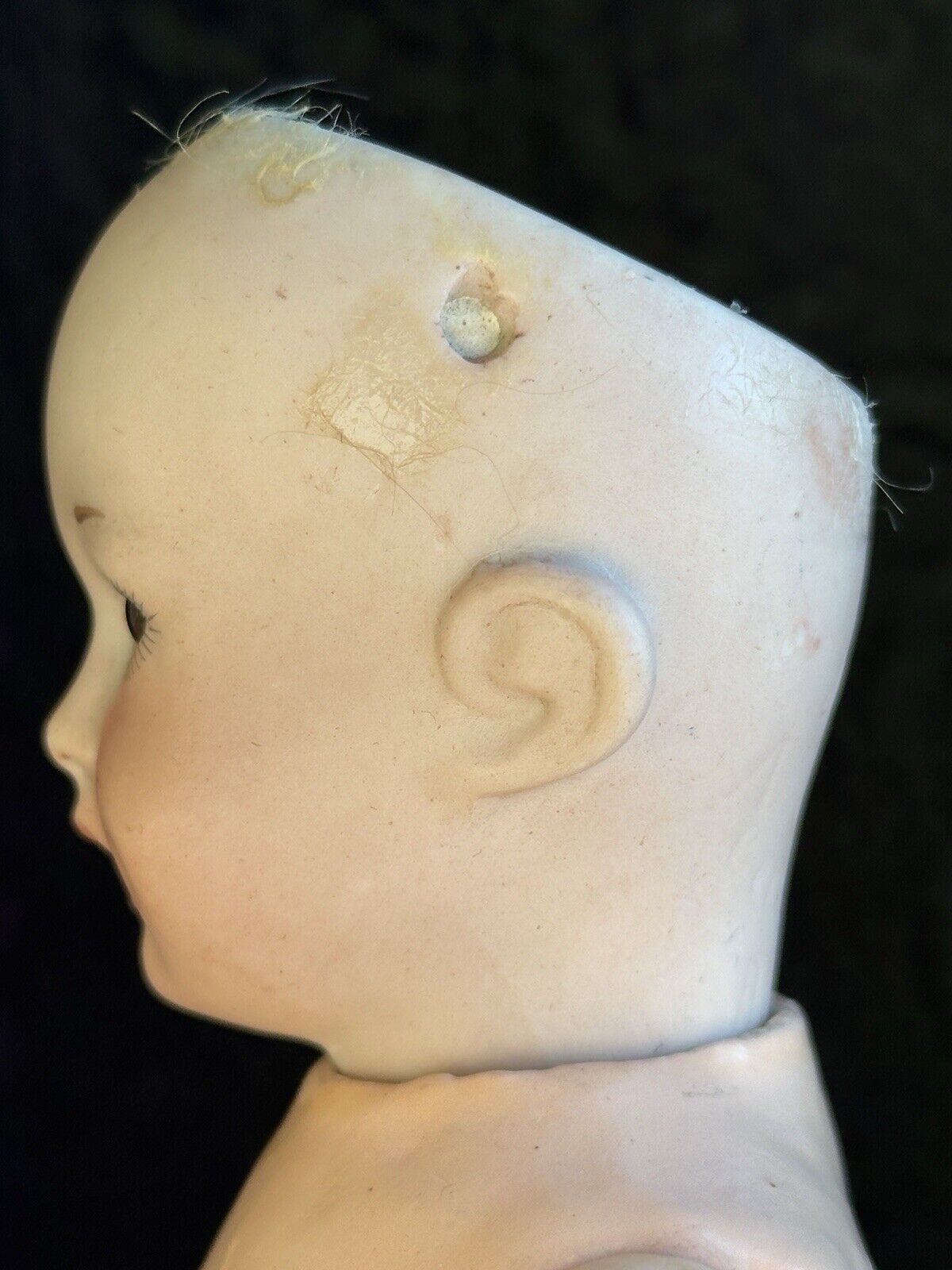 Rare Antique German 9.5” Armand Marseille 590 Bisque Head Baby Doll